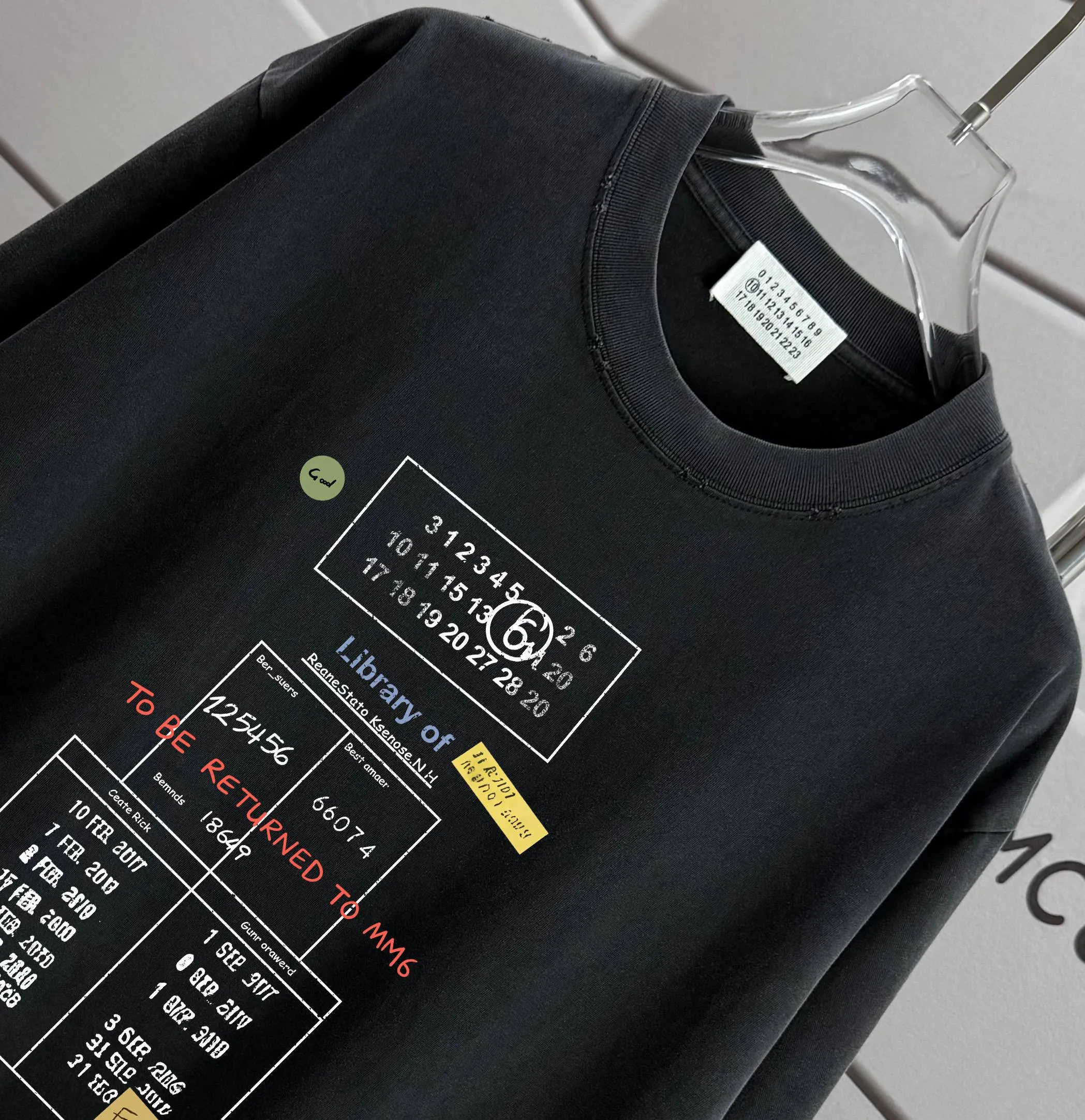 # MM 6 *2026 New Arrival 320 tee Same Style : Size :S M L XL XXL Size： S （90-130 ） M （120-150 ） L （140-165 ） XL （160-180 ） XXL （180-210 ）